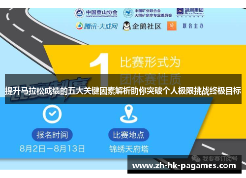 提升马拉松成绩的五大关键因素解析助你突破个人极限挑战终极目标